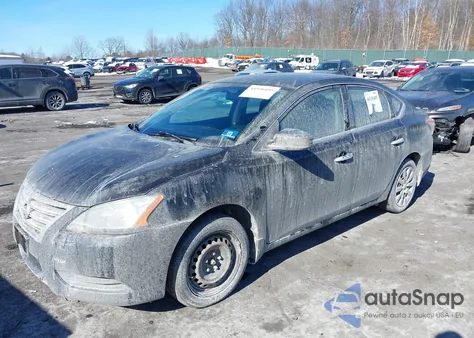 2014 Nissan Sentra Sv z USA, uszkodzony, nr VIN 3N1AB7AP8EY285002